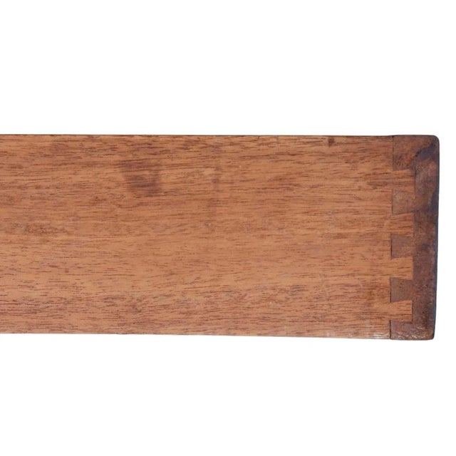 Antique Mahogany Writing Table, 1940s For Sale - Image 6 of 9