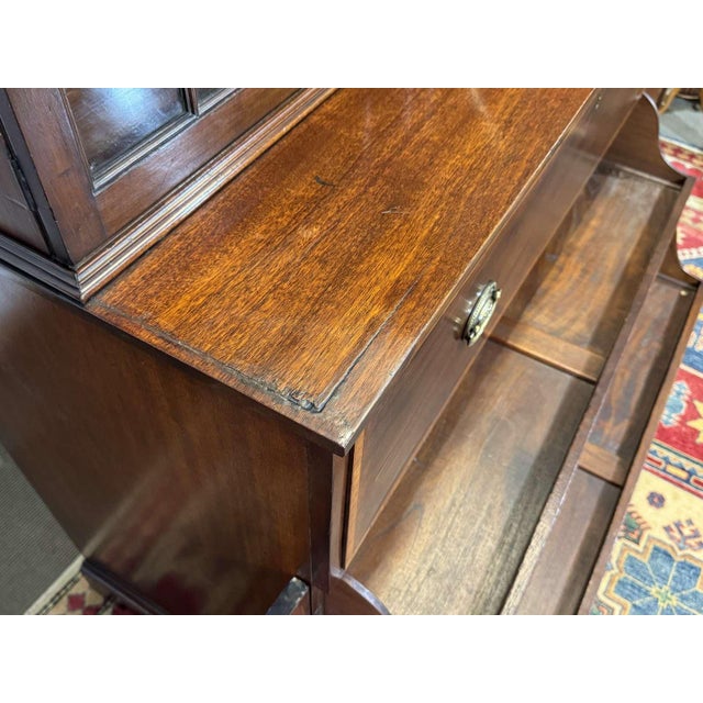 19th Century Victorian Mahogany Writing Desk For Sale - Image 18 of 18