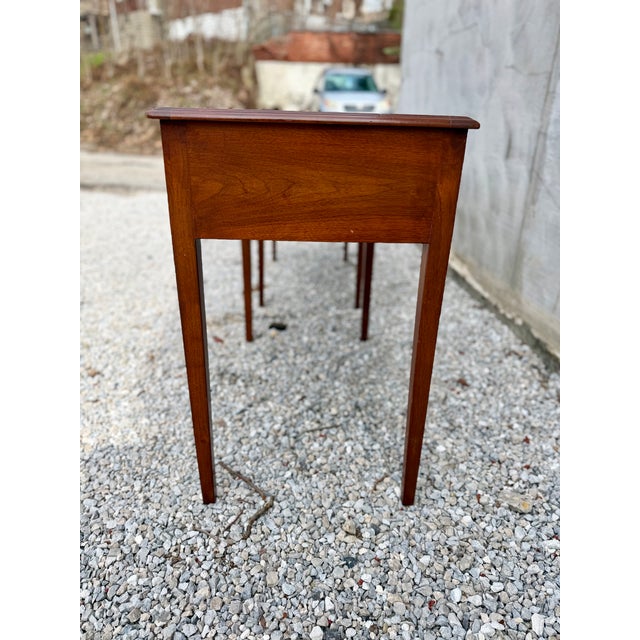 Banks Coldstone Co. Cherry Console Tables (Pair) For Sale In Pittsburgh - Image 6 of 9