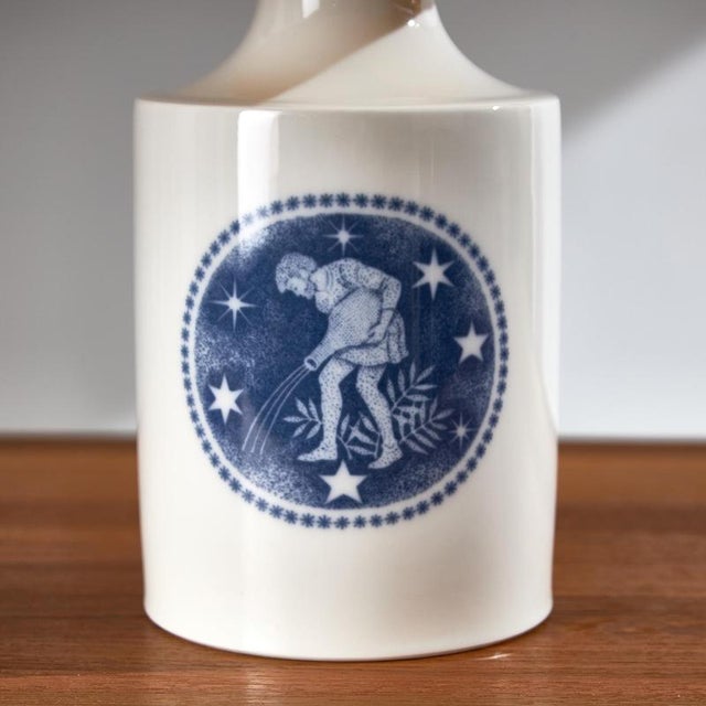 Vandmanden / Aquarius Porcelain Table Lamp by Kai Lange for Fog & Mørup and Royal Copenhagen For Sale - Image 3 of 13