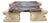 Monumental Italian Florentine Lion Coffee Table with Breccia Marble Top For Sale