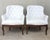 19th Pair of Louis XV Bergère Armchairs in White Velvet For Sale - Image 18 of 18