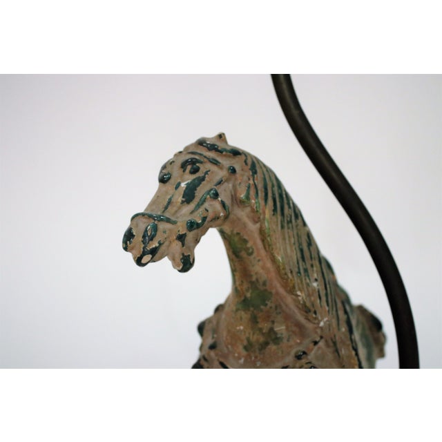 Tang Dynasty Style Horse Lamp Chairish