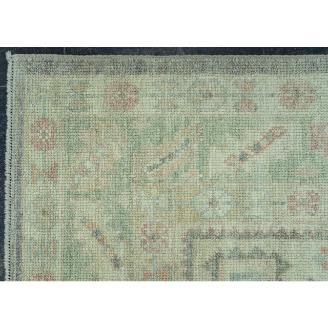 Turkish Oushak Rug 5'2" x 7'6" #19306 For Sale - Image 4 of 8