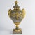 Louis XVI Green Granite Cassolettes with Gilded Bronze, Set of 2 For Sale - Image 4 of 9