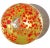 Galliano Ferro Murano Mushroom Glowing Uranium Yellow Toadstool Red Orange Spots Vintage Italian Art Glass Paperweight Sculpture For Sale - Image 4 of 10