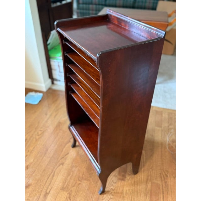 Brown 1900-1909 Victorian Sheet Music Cabinet For Sale - Image 8 of 8