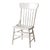 Antique White Pressed Back Chair For Sale