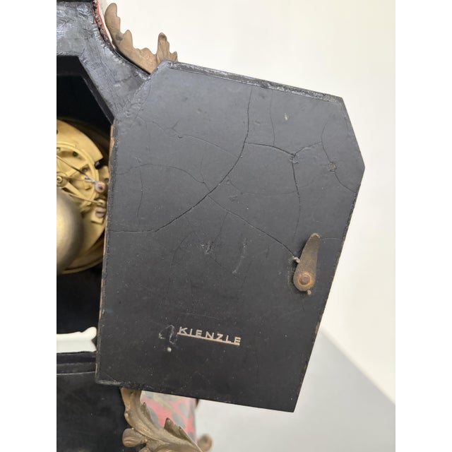 Louis XV Mantel Clock in Faux Tortoiseshell by Wilhelm Kienzle, 1940 For Sale - Image 13 of 14