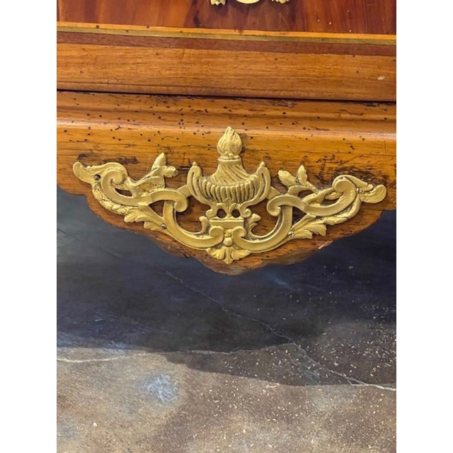 Wood 19th C. French Louis XVI Transitional Commode For Sale - Image 7 of 7