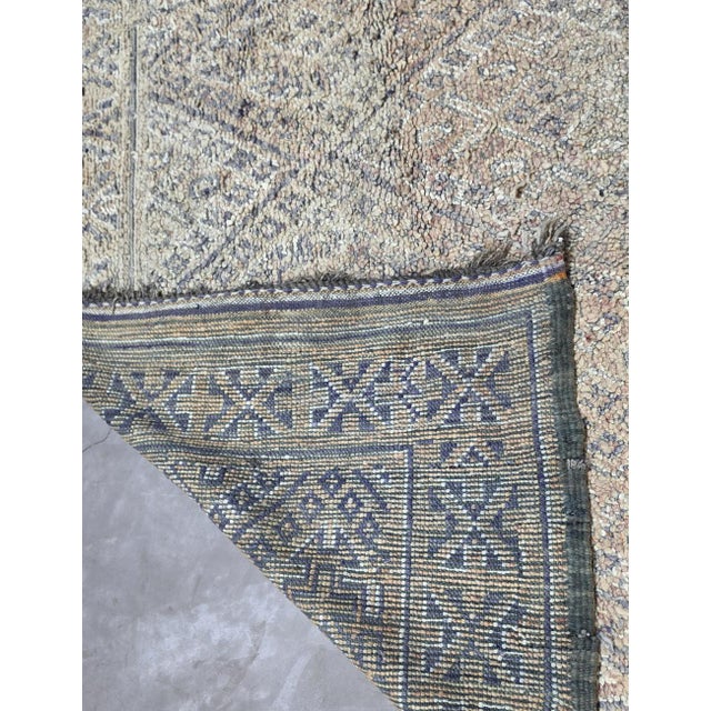 Vintage Moroccan Beni M'Guild Wool Rug - 10.6 X 6.8 Ft For Sale In Cleveland - Image 6 of 6