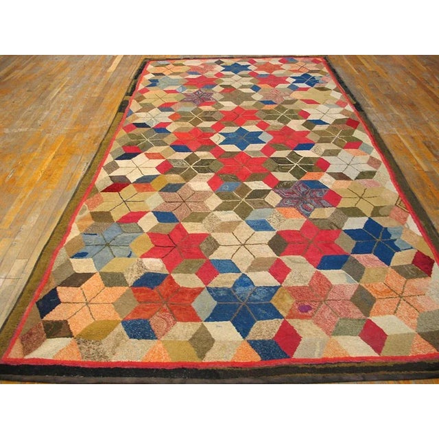 Early 20th Century American Hooked Rug ( 5'8" x 11' - 173 x 335 )
