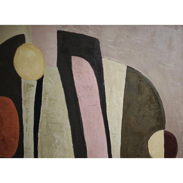 Conversion – Abstract Geometric Contemporary Oil Painting by Sophie Dumont For Sale - Image 6 of 10