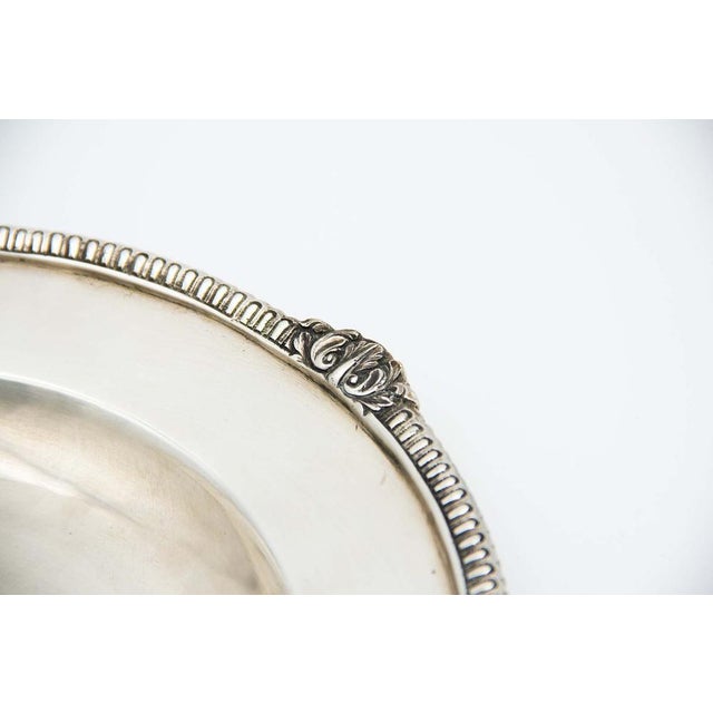 Circular Silver Ticket Box For Sale - Image 3 of 4