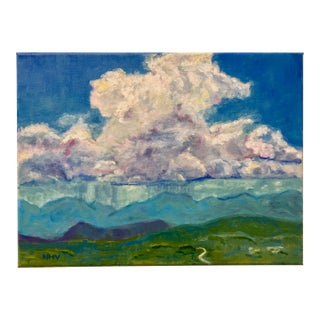 “Silent Rain” Oil on Linen by Nancy M. Vignola For Sale