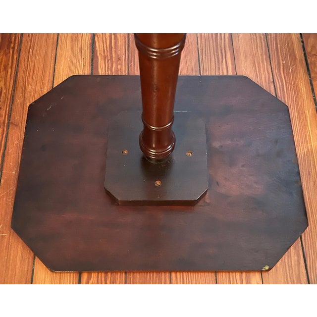 Antique Early 19th Century English Regency Octagonal Tripod Side Table Circa 1820 For Sale - Image 11 of 13