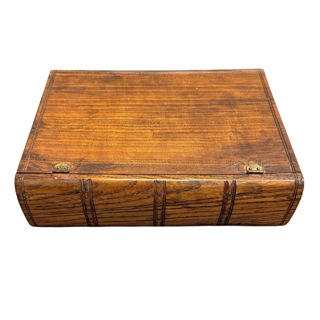 Early 20th Century English Folk Art Book Box For Sale - Image 5 of 12