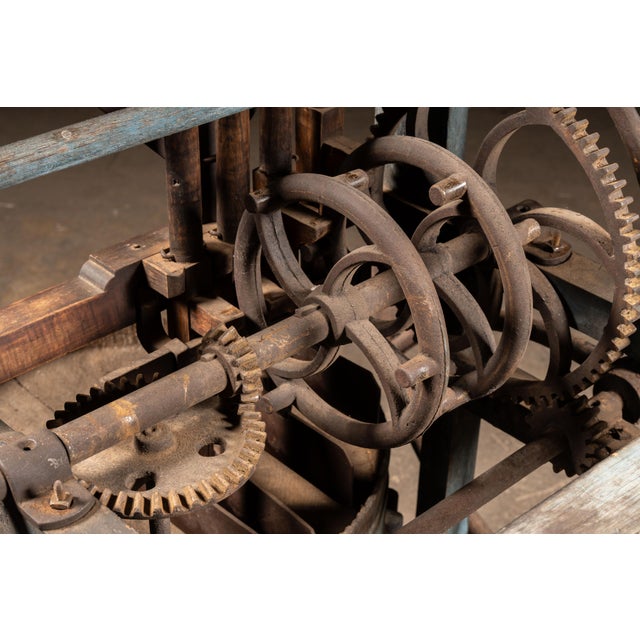Wood C. 1860s Rotating Wood and Cast Iron Meat Chopper For Sale - Image 7 of 13