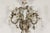 Glass 1940s Maison Baguès Crystal Three-Arm Sconces with Floral Motifs, US Wired For Sale - Image 7 of 12