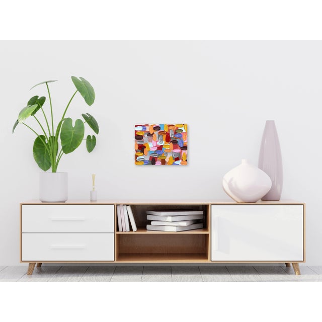 Textured Abstract Painting "Coral Clay" Original Artwork by Shiri Phillips For Sale - Image 10 of 12