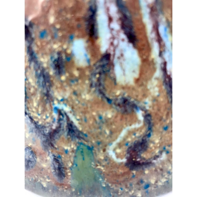 1960s Vintage Asian Modern Pottery Bowl For Sale In New York - Image 6 of 9