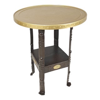 Vintage German Art Nouveau Side Table from Goberg, 1890s For Sale