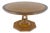 Very Fine Mid Century Modern 36" Round Rosewood Banded Top Coffee Table MINT For Sale