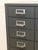 Cole Steel Mid 20th Century Industrial Steel Flat File Cabinet With 27 Label-Pull Drawers For Sale - Image 4 of 12