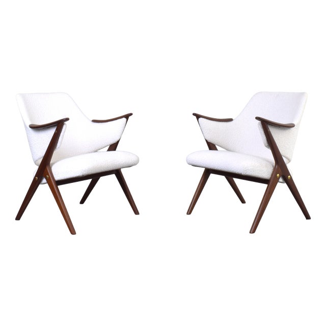 Mid-Century Modern Norwegian Teak Chairs from Brunstad Møbelfabrikk, 1960s, Set of 2 For Sale