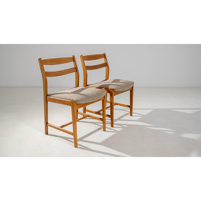 20th Century Danish Wooden Chairs, Pair For Sale - Image 12 of 13