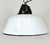 1960s Industrial White Enamel and Cast Iron Pendant Light, 1960s For Sale - Image 5 of 17