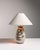 Ceramic 1970s Traditional Rich Painted Brown Hand-Painted Ceramic Table Lamp For Sale - Image 7 of 10