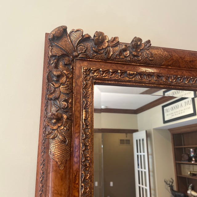 1990s 1990s Immaculate Framed Beveled Mirror For Sale - Image 5 of 5
