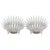Metal Italian Palmette Sconces in Glass by Barovier and Toso, Murano, 1960, Set of 2 For Sale - Image 7 of 7