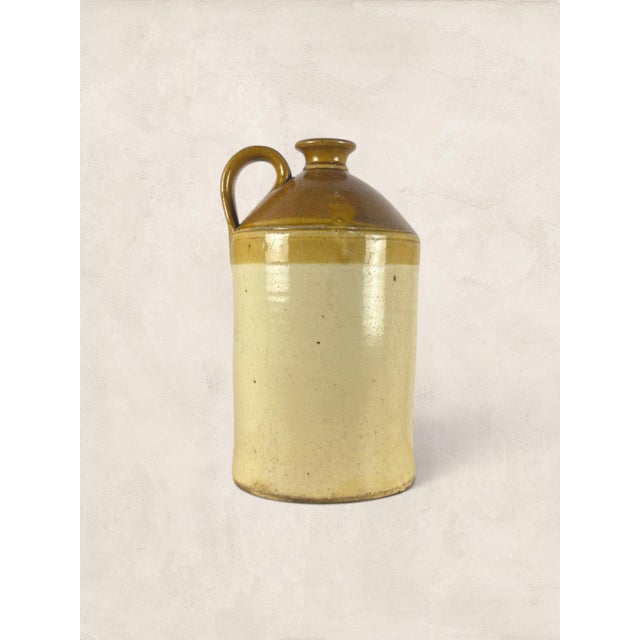 Antique English Stoneware Spirit Flagon For Sale In Tampa - Image 6 of 7