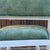 Wood Antique Portuguese Wood Chair in Agua Green Velvet Fabric, 1920s For Sale - Image 7 of 10