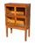 Arts & Crafts Antique Arts & Crafts Tiger Oak Four Section Haberdashery Display Cabinet Rare For Sale - Image 3 of 11