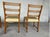 Wood Set of 4 Vintage Ladder Back Teak Wooden Dining Kitchen Chairs Mid-Century Modern Sweden 1960’s For Sale - Image 7 of 8