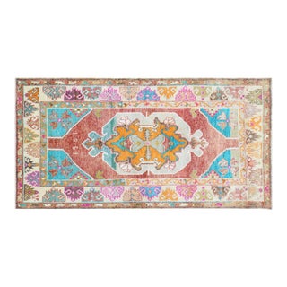 1960s Turkish Oushak Rug For Sale