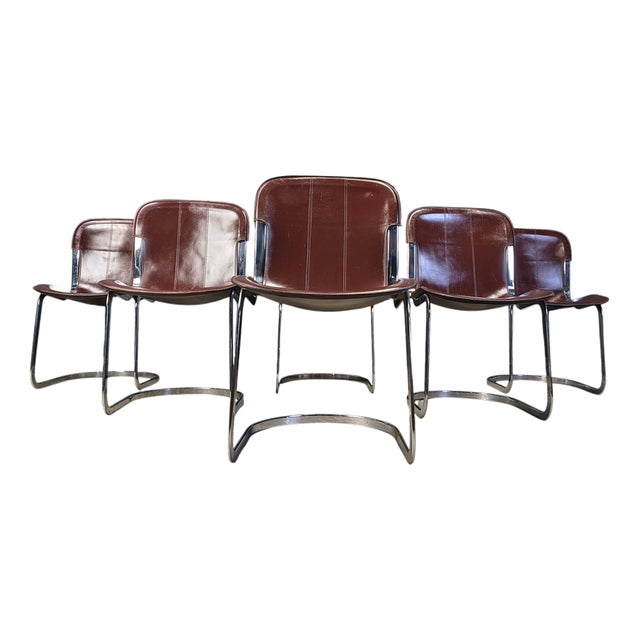 Vintage Dining Chairs from Cidue, 1970s, Set of 6 For Sale