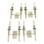 Remains Lighting Double Arm Eric Sconces, Set of 4 For Sale