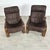 1970s Leather Armchairs Attr. To Arnt Lande for Westnofa - A Pair For Sale - Image 5 of 18