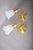 Brass Wall Sconces with Frosted Textured Tulip Glass Shades, 1950s, Set of 2 For Sale - Image 13 of 15