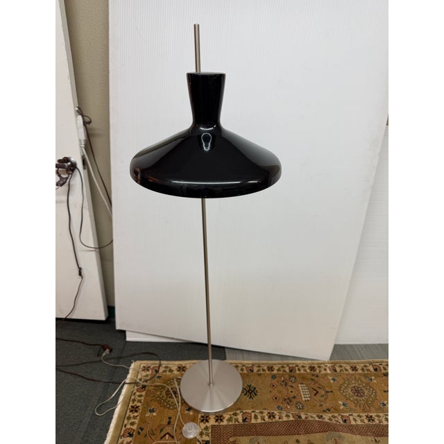 Black Cantilever Floor Lamp For Sale - Image 4 of 12