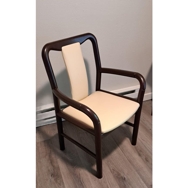Boltinge Stolefabrik Authentic Danish Modern Boltinge Dining Chairs – Set of 4 (1 Captain & 3 Side) – Made in Denmark – Restored For Sale - Image 4 of 10