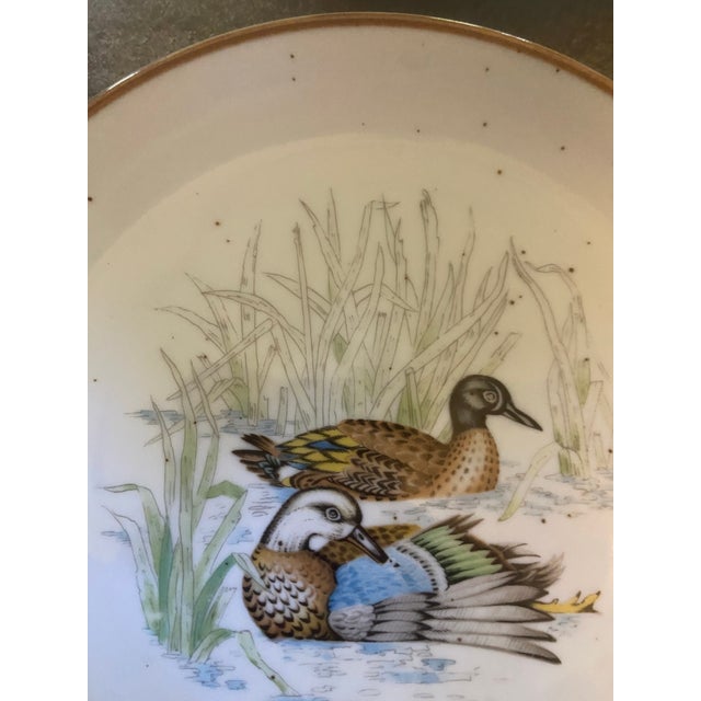 Vintage Andrea by Sadek Wild Game Bird Plates, Japan - Set of 4 For Sale - Image 10 of 11