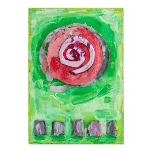 Elfi Schuselka Abstract Mixed Media Collage