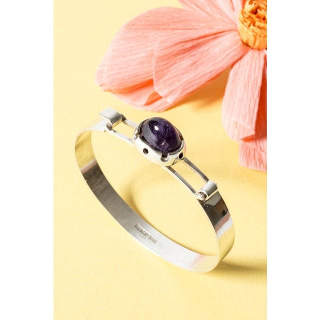 Mid-Century Modern Mid-Century Silver Bracelet from Martti Viikinniemi, 1967 For Sale - Image 3 of 9