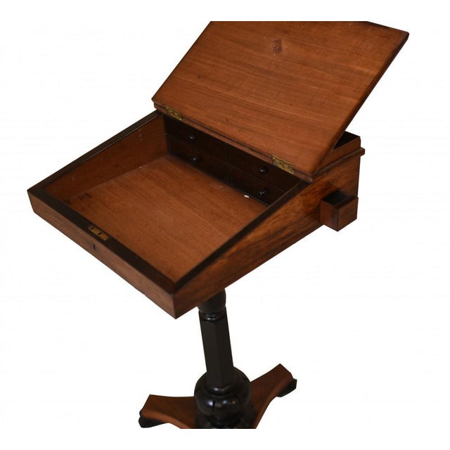 Victorian Brown Students Desk For Sale - Image 10 of 15
