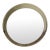 1981 Italian Modern Fontana Arte Style Round Beveled Mirror For Sale